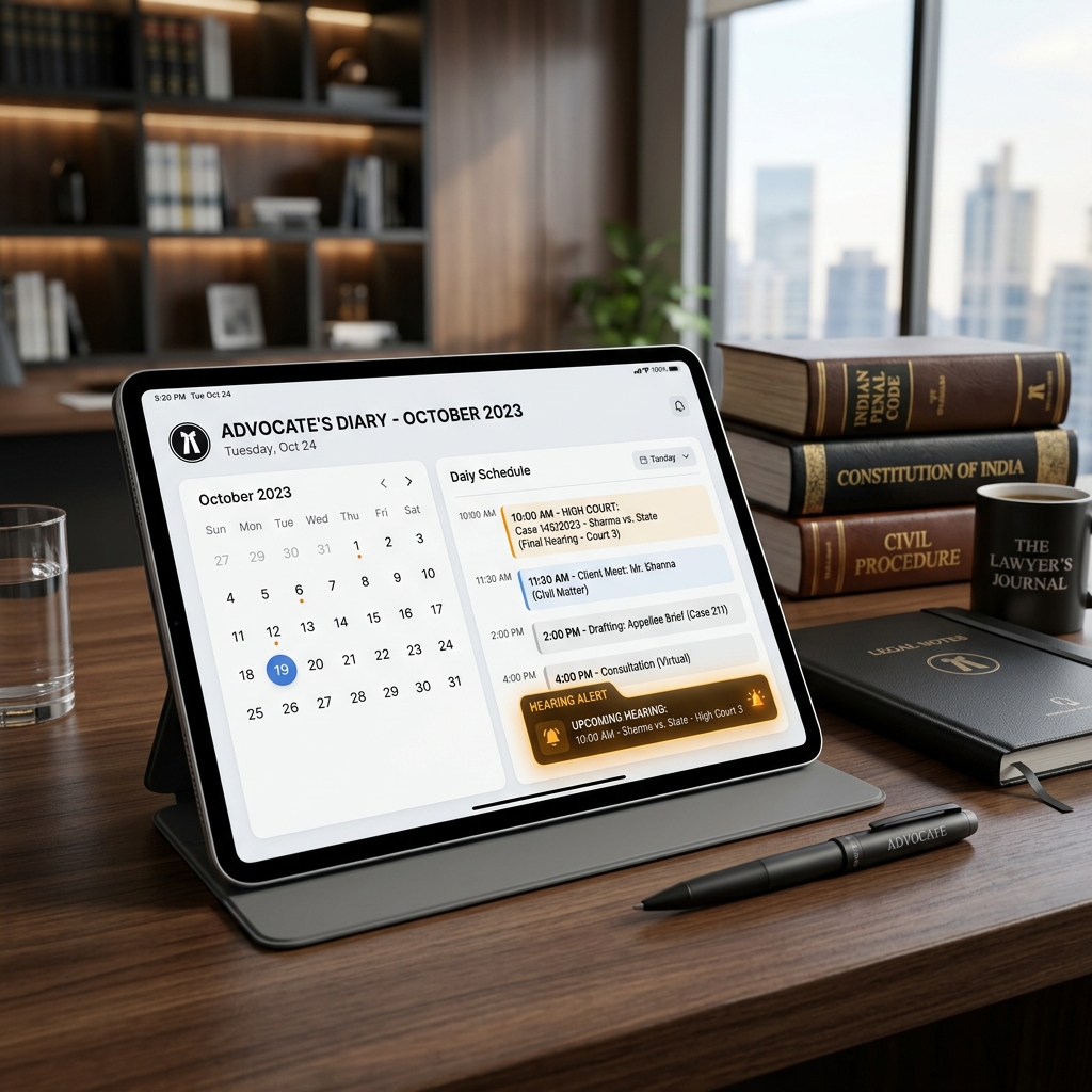 Advocate Digital Diary & Cause List Tracking